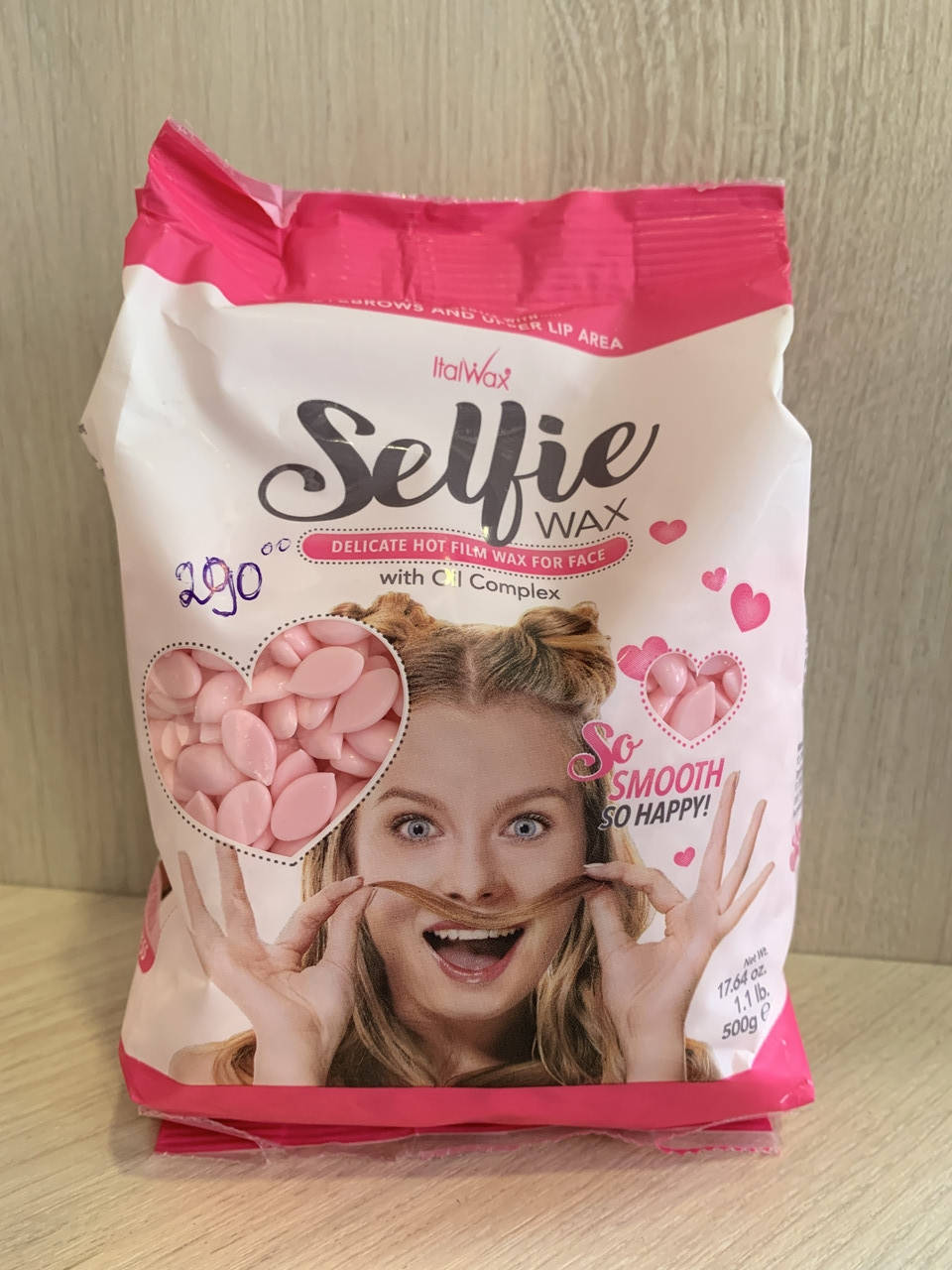 

Пленочный воск для депиляции в гранулах ItalWax Selfie, 500 г