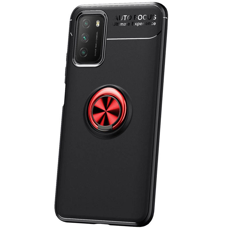 

Чехол Deen ColorRing под магнитный держатель (opp) для Xiaomi Poco M3