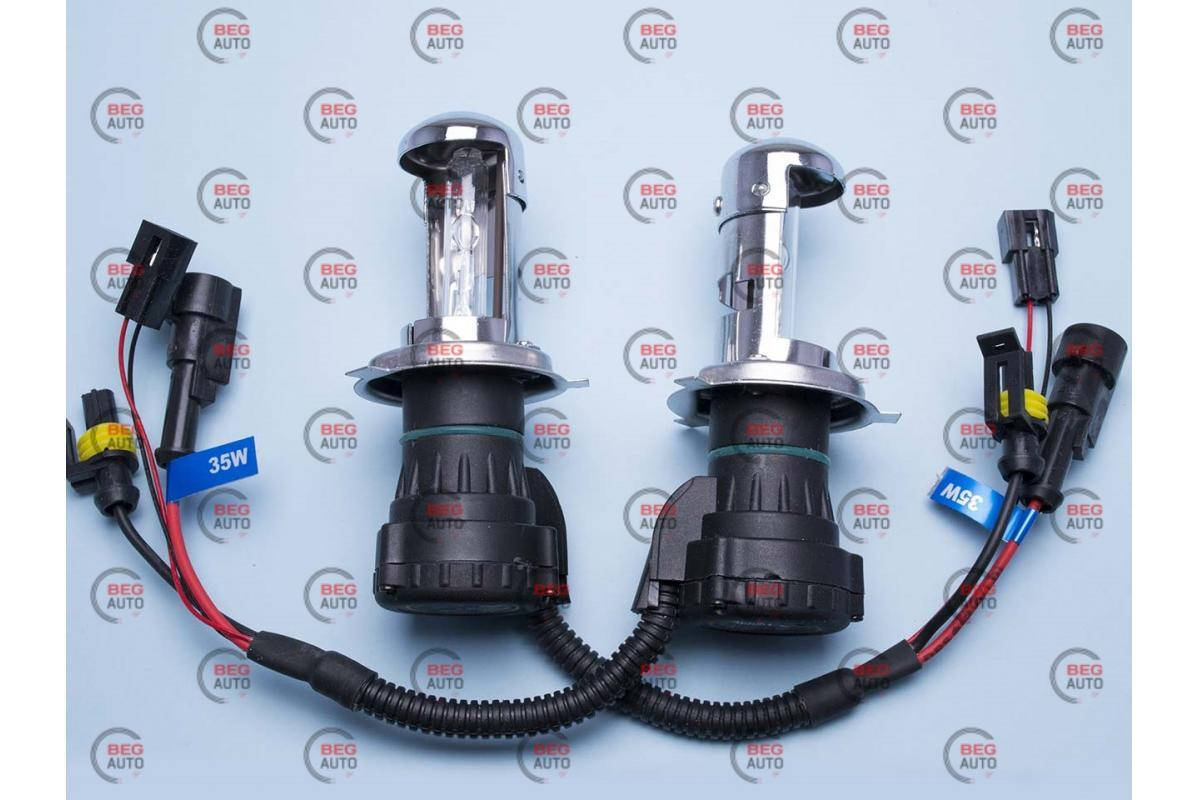 

Лампа биксеноновая Н4 12V 6000K КВАНТ