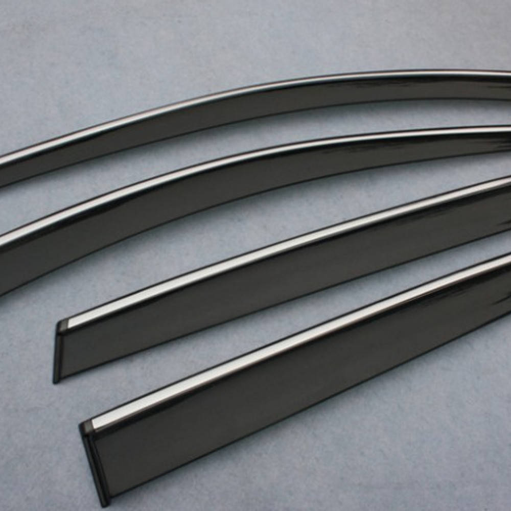 

Ветровики Mazda 6 SED 08-13 П/K скотч "FLY" (с хром-полосой), 00000051888