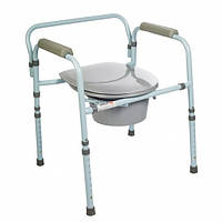 Стул туалетный со спинкой Dr.Life 10595 для инвалидов и пожилых людей