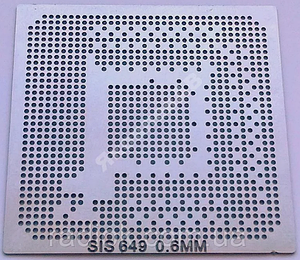 Трафарет прямого нагріву SIS 649 0.60mm