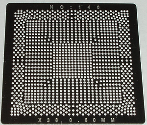 Трафарет прямого нагріву X38 0.60mm