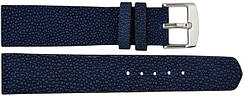 Ремінець для годинника зі шкіри ската     STWS 01 Dark Blue