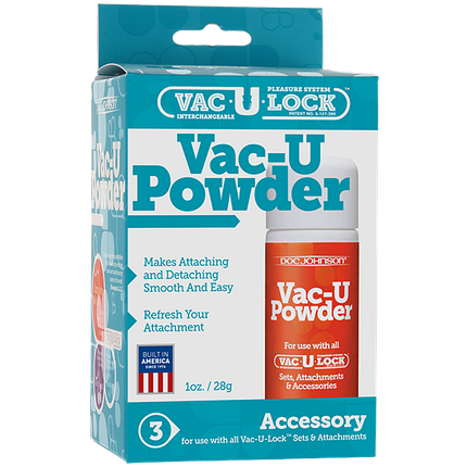 Присипка для системи Vac-U-Lock Doc Johnson Vac-U Powder, 28 грамів, фото 1