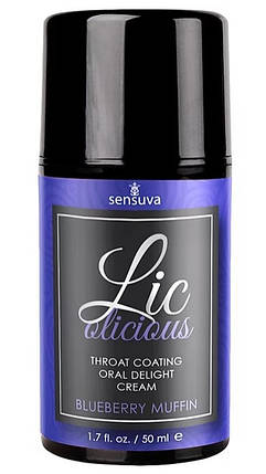 Гель для мінету Sensuva Lic-o-licious Cotton Candy, 50 мл, фото 1