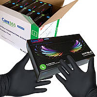 Рукавички нітрилові CARE 365 Premium (100 шт) чорні розмір L