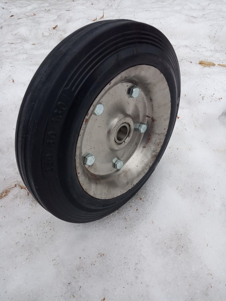 Колесо промислове 300 мм на кульковому підшипнику, фото 1