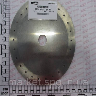 G10121410 висіваючий Диск для кукурудзи 26 х 4,5 Gaspardo