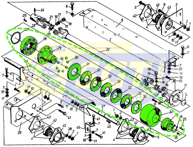 ひな Муфта предохранительная на комбайн Анна Z644 | 5644300250