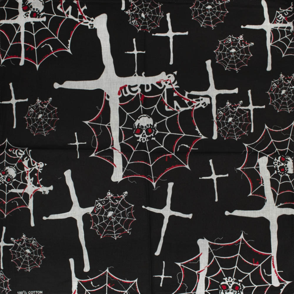 Бандана BAN-066 Skulls and Web