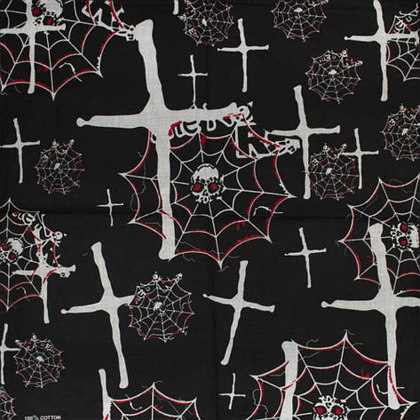 Бандана BAN-066 Skulls and Web, фото 1