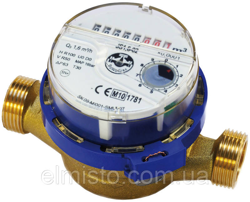 Лічильник JS-4,0 ХВ SMART C+ (R = 160) Dn20 (3/4") Apator POWOGAZ одноструменевий доп. антимагн. захист, без КМЧ