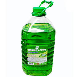 Омивач скла зимовий -22°C ЗЕЛЕНЕ ЯБЛУКО без метанолу (ПЕТ 3,6 л) 382153