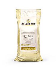 Шоколад білий "Callebaut Velvet" 33.1% какао, калети 1 кг