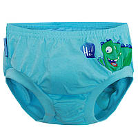 Труси дитячі бавовняні для хлопчика на памперс-2 GABBI Бірюзовий на зріст 68-74 (11705)