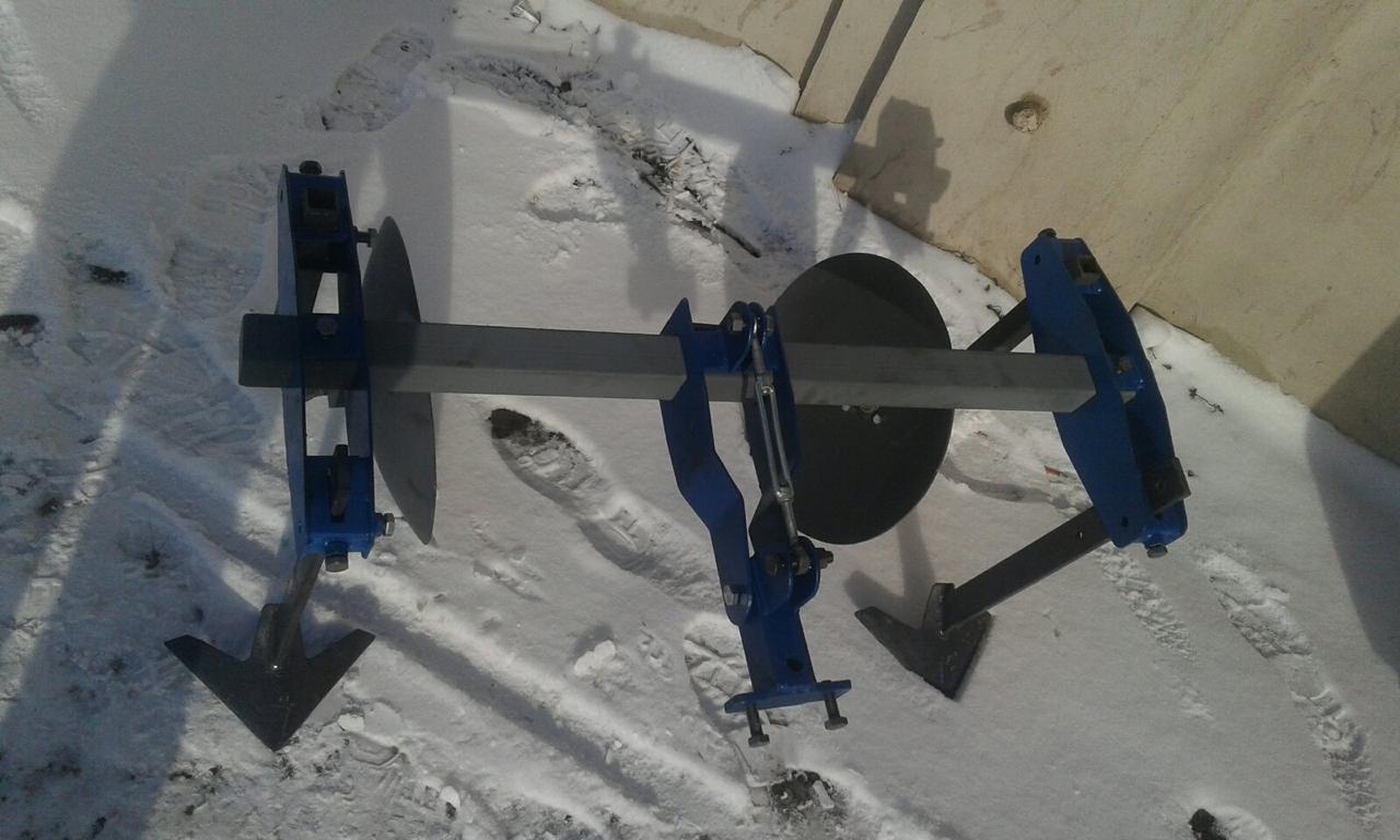 Дисковий підгортач на посилений подвійний зчепленні БелМет (40 см, зчіпка 100 см)