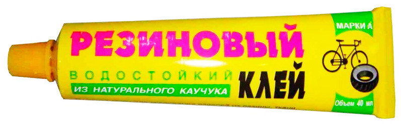 Контактний клей попереднього збирання деталей зі шкіри, тканин, гуми "Гумовий NR 103" 40 мл тюбик
