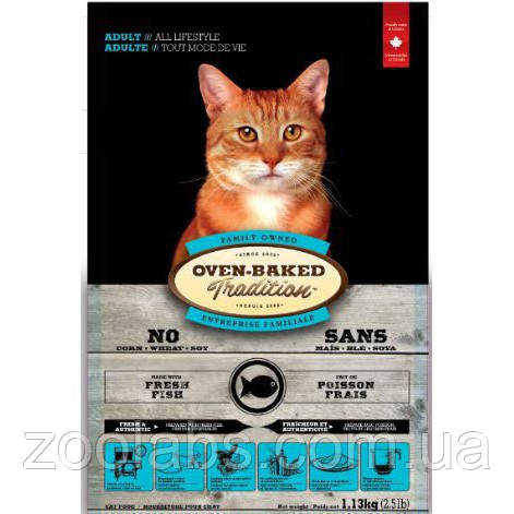 Корм Oven Baked Tradition для котів з рибою | Oven Baked Tradition Cat Fish 2,27 кг