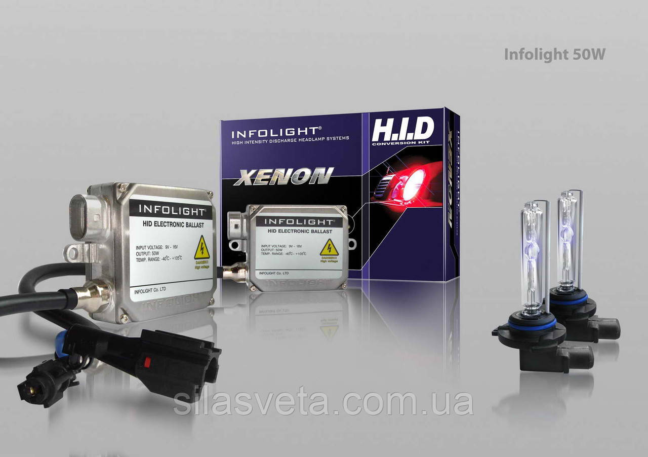 Комплект ксенонового світла "INFOLIGHT" (H3) (5000K)(12V)(50W)