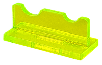 Подставка под две кисточки, желтый флуоресцентный пластик AS-0030, К-4025