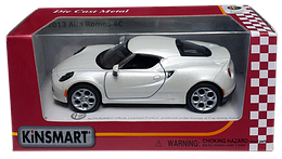 Машинка Kinsmart Alfa Romeo 4C 2013 г KT5366W