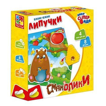 Вжик-вжик Липучки "Вкусняшки" (укр) VT1302-22