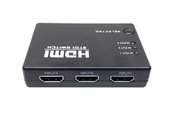 Switch HDMI 3Port , 3 порти HDMI 1080P(3 входи / 1 вихід) перемикач hdmi splitter ІК пульт