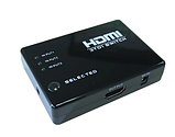 Switch HDMI 3Port , 3 порти HDMI 1080P(3 входи / 1 вихід) перемикач hdmi splitter ІК пульт, фото 3