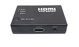 Switch HDMI 3Port , 3 порти HDMI 1080P(3 входи / 1 вихід) перемикач hdmi splitter ІК пульт, фото 2