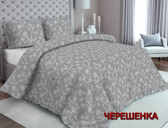 Тканина для постільної білизни Бязь "Gold" Lux GL4196 (50м) з вензелями, фото 1