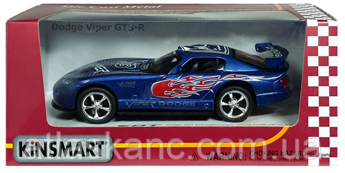 Машинка модель Kinsmart, Dodge Viper GTS-R KT5039WF