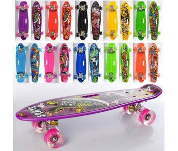 Скейт дитячий пенні з малюнком MS0749-6 G-Rich