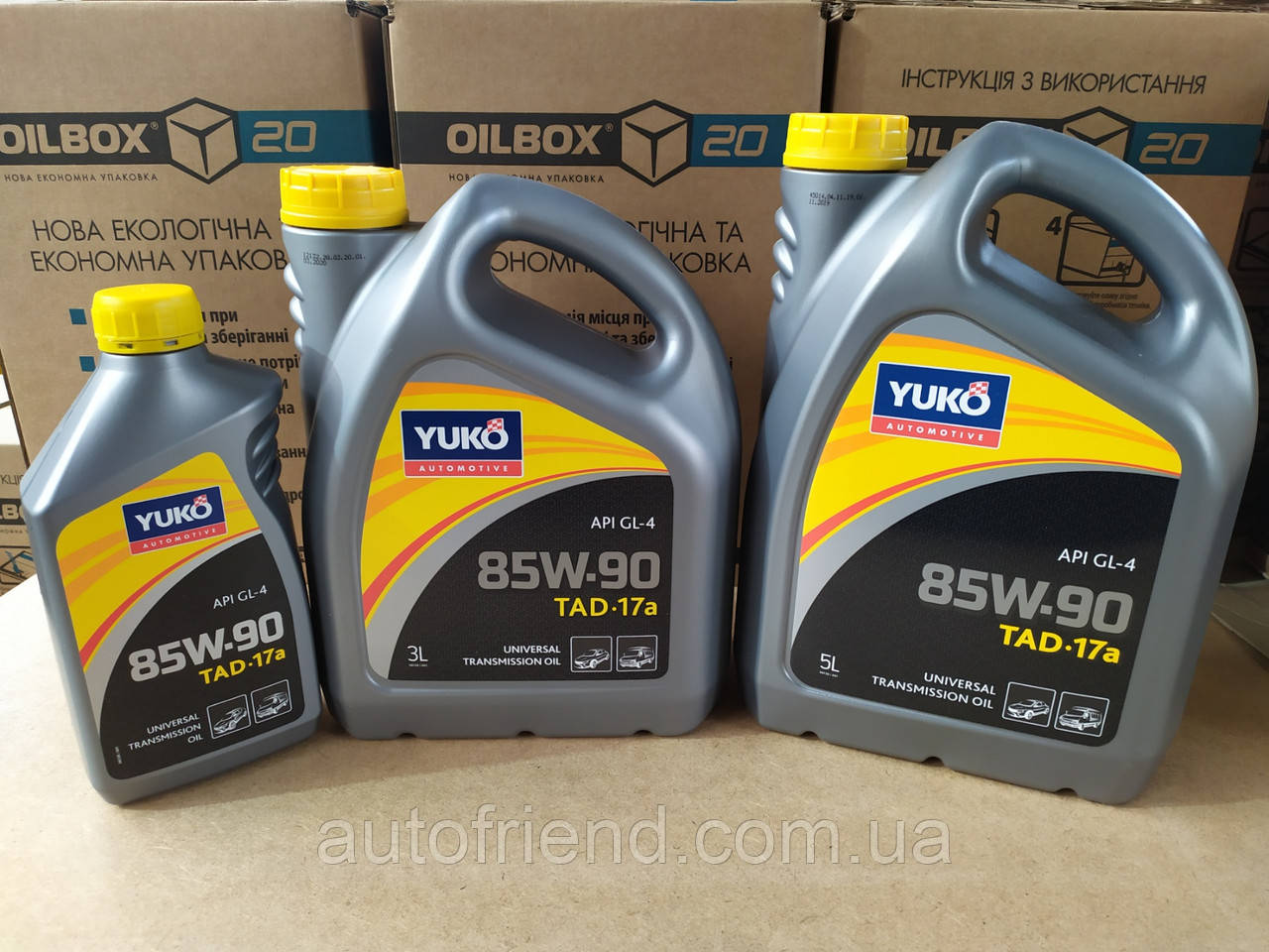 YUKO ТАД-17а (GL-4, SAE 85W-90) 3л, цена 546 грн — Prom.ua (ID#1151110792)