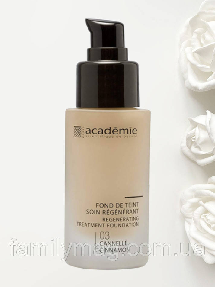 Регенеруюча тональна основа (Тон 3 - Кориця) Fond de Teint Soin Regenerant Academie 30 мл