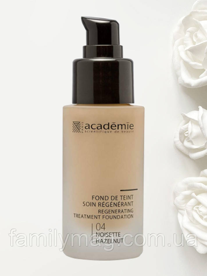 Регенеруюча тональна основа (Тон 4 - Горіх) Fond de Teint Soin Regenerant Academie 30 мл