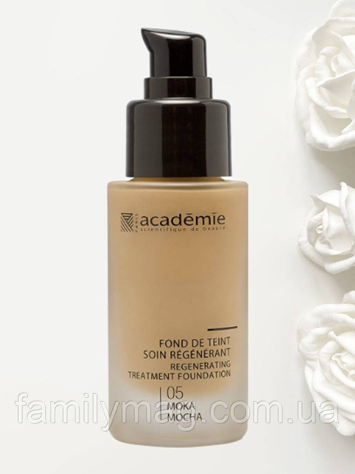 Регенеруюча тональна основа (Тон 5 - Мокко) Fond de Teint Soin Regenerant Academie 30 мл