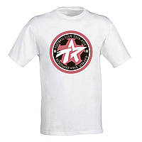 Мужская футболка с принтом футбольного клуба "CSKA-KYIV" M, Белый Push IT