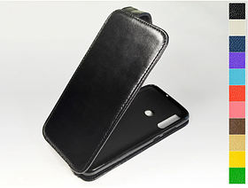 Відкидний чохол з натуральної шкіри для Huawei Honor 10i (HRY-LX1T)