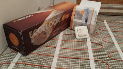 МОНТАЖ НАГРІВАЮЧОГО МАТУ LDTS 12410-165 ( Чехія )