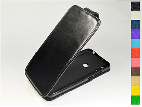 Відкидний чохол з натуральної шкіри для Huawei Honor 8A / Y6s