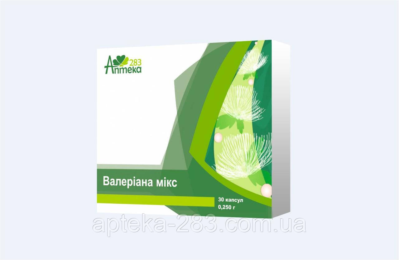 Валеріана  мікс капс 250 мг №30