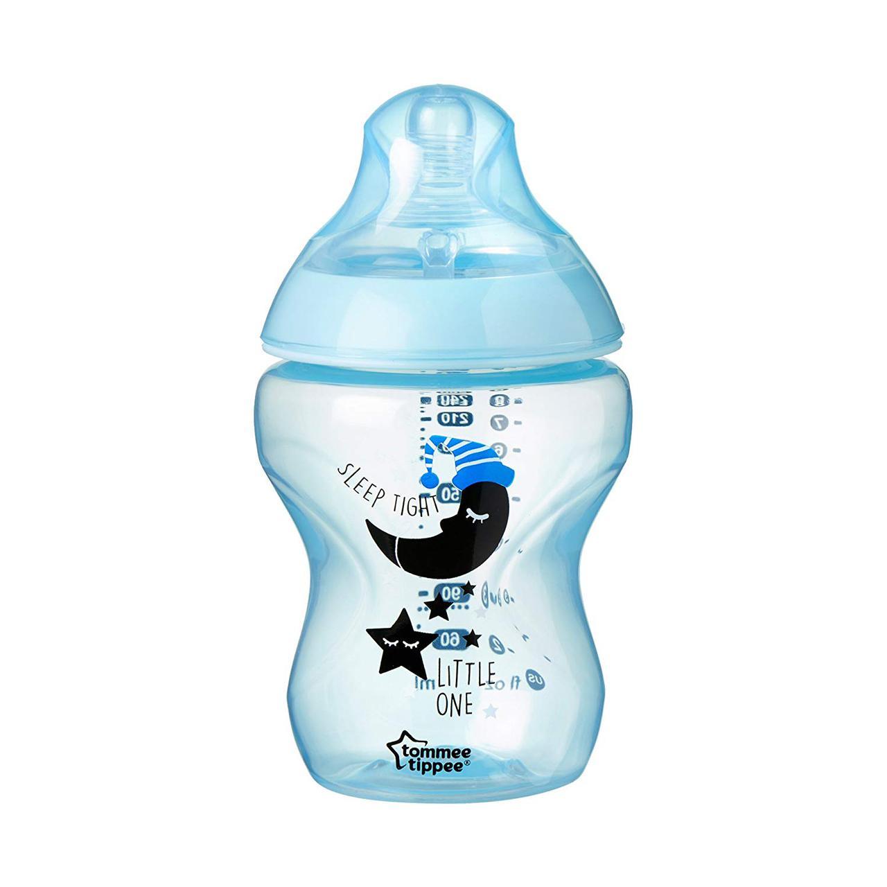 Бутылочка антиколиковая Tommee Tippee Closer to Nature голубая, 260мл
