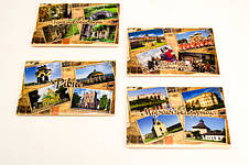 Євромагніт "марка (колаж)" 55х90 мм