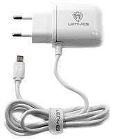 Зарядное устройство Lenyes LCH008 2 USB 2.1A + кабель microUSB