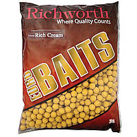 Бойли Richworth Euro Boilies, 15mm, Rich Cream, 3kg