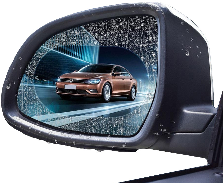 Защитная пленка Антидождь на боковые зеркала автомобиля (95х135) (1шт) - фото 1 - id-p1153150514