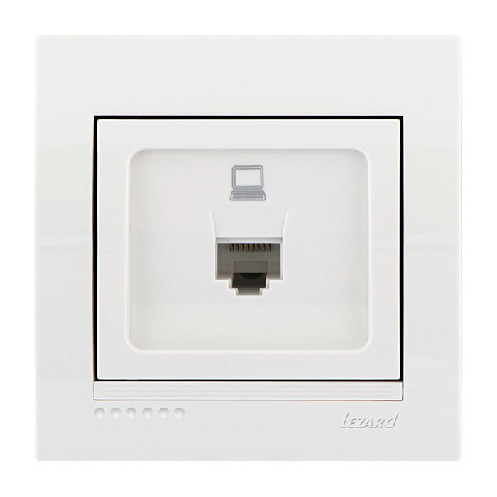 Розетка Lezard Deriy комп'ютерна ( RJ 45 CAT 5e )