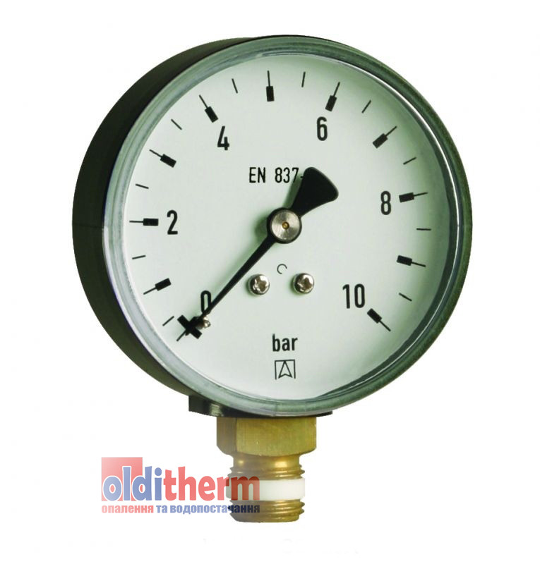 Манометр для Насосной Станции Afriso RF 50 RAD 1/4" 0-10 Бар Радиальный ...