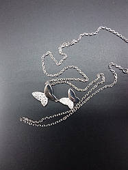 Срібне кольє Метелики.